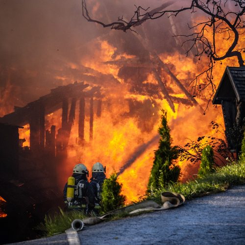 Brand beim Oberhof