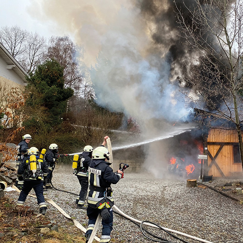 Fahrzeugbrand in Mellaun