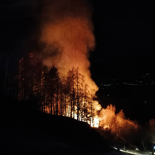 Brand beim Oberkitzlochhof