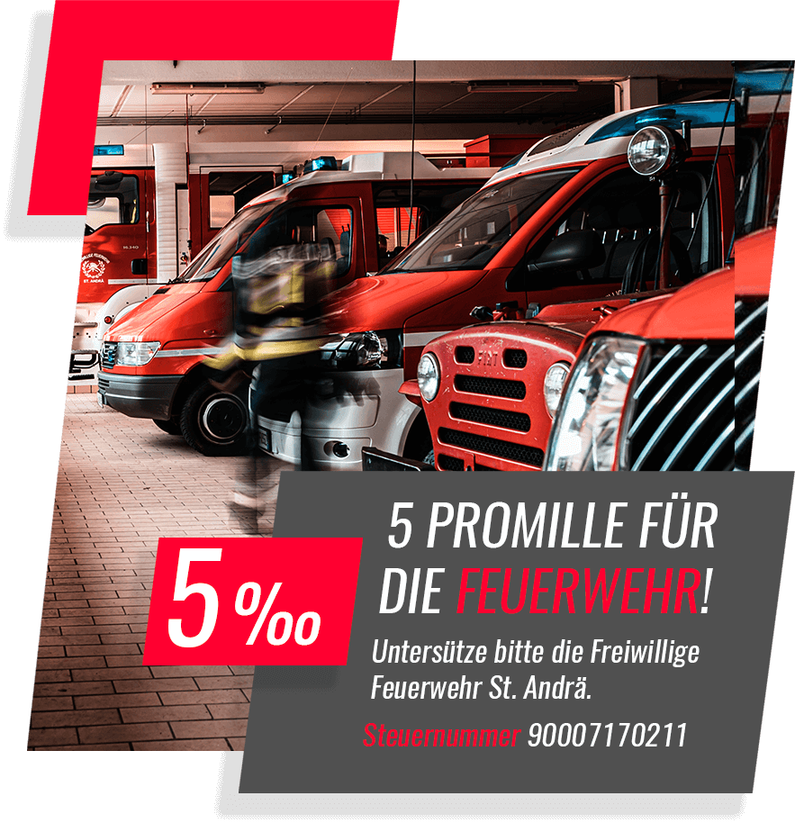 5 Promille für die Feuerwehr!